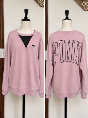 Victoria's Secret PINK Dusty Rose Crewneck Sweatshirt